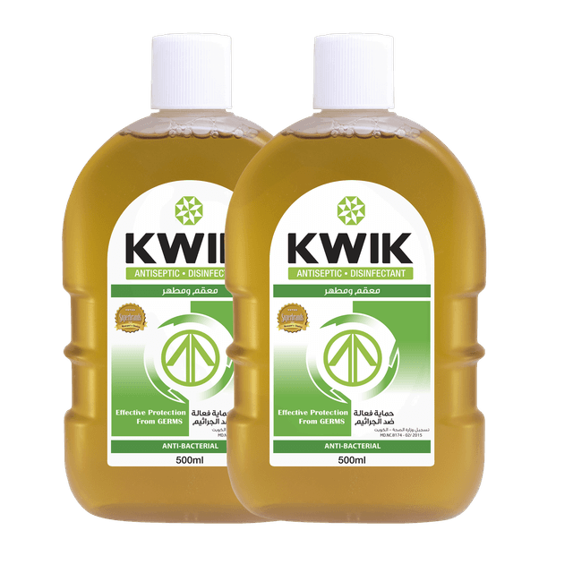 Kwik Antibacterial Disinfectant 2X500Ml