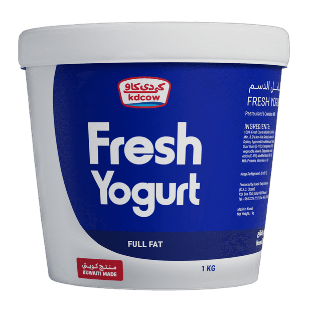 KDCow Full Fat Cream Fresh Yogurt, 1kg