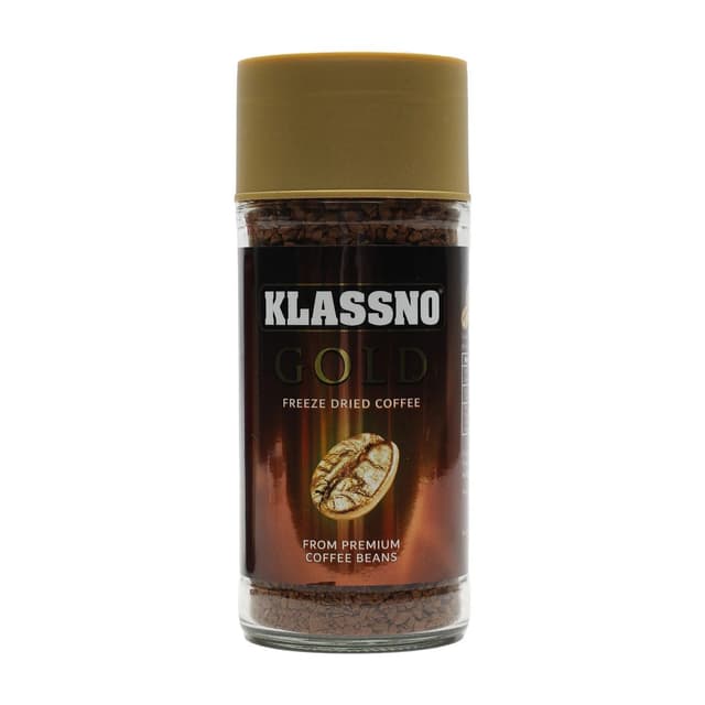 Klassno Gold Freeze Dried Coffee 100Gm