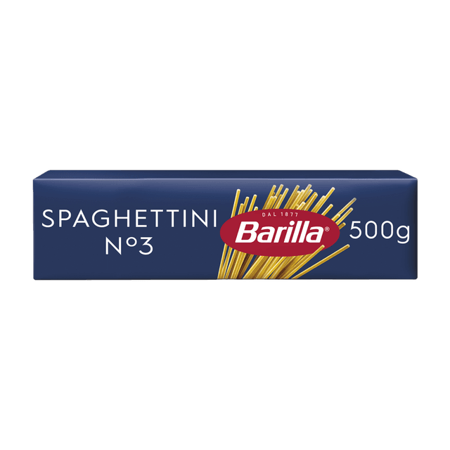 Barilla Spaghettini No.3 Pasta, 500g