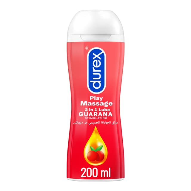 Durex Play Stimulating Massage 2in1 Lubricant Gel with Arousing Guarana, 200ml