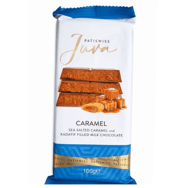 Patiswiss Juva Caramel Sea Salt Chocolate, 100g
