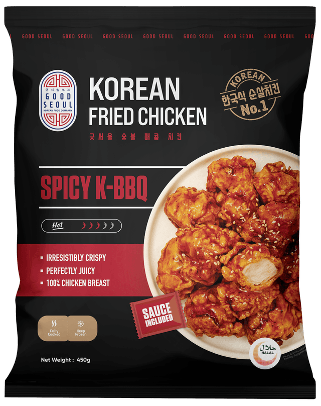 Good Seoul Spicy K-Bbq Korean Fried Chicken, 450g
