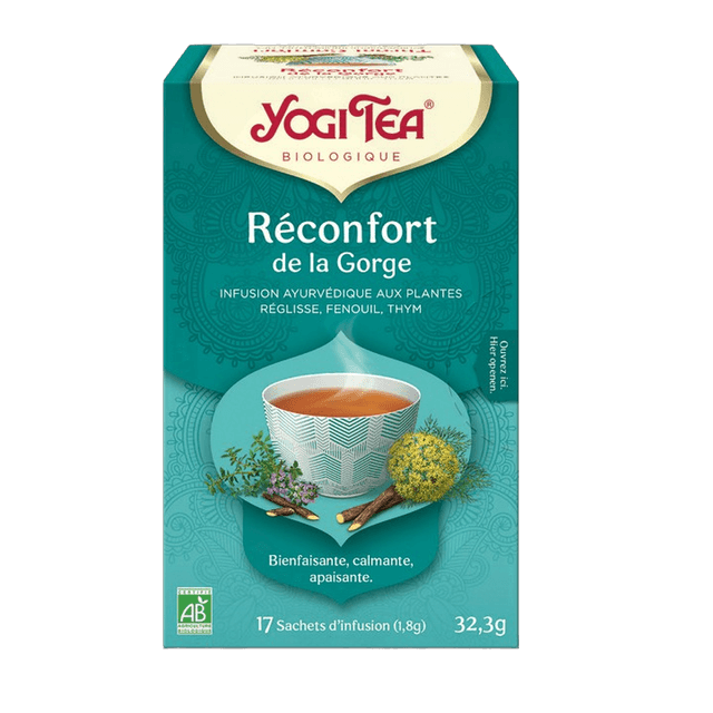 Yogi Organic Tea Throat Comfort 17'S Sachets 30.6G