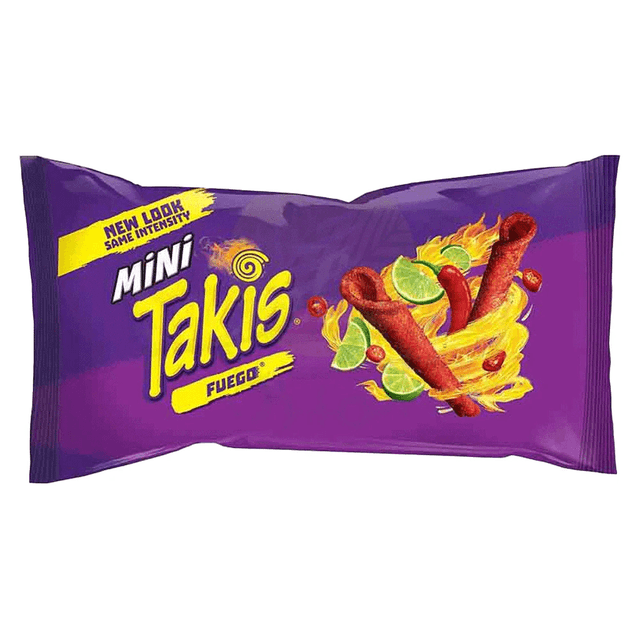 Takis Fuego Hot Chili Pepper & Lime Tortilla Chips, 35g