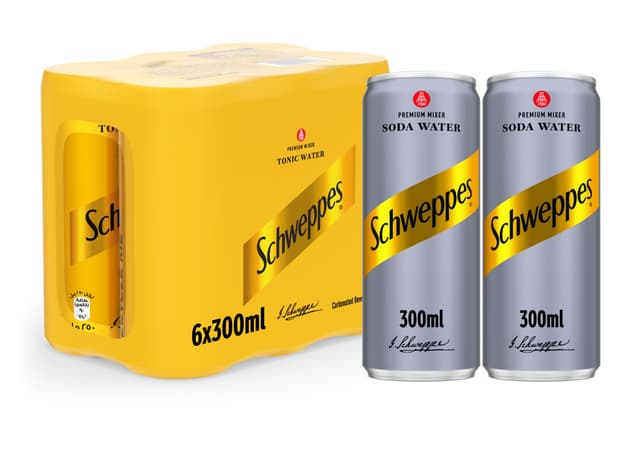 Schweppes Tonic Water, 6x300ml