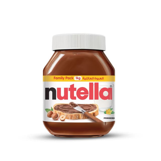 Nutella Hazelnut Chocolate Spread, Jar, 1kg