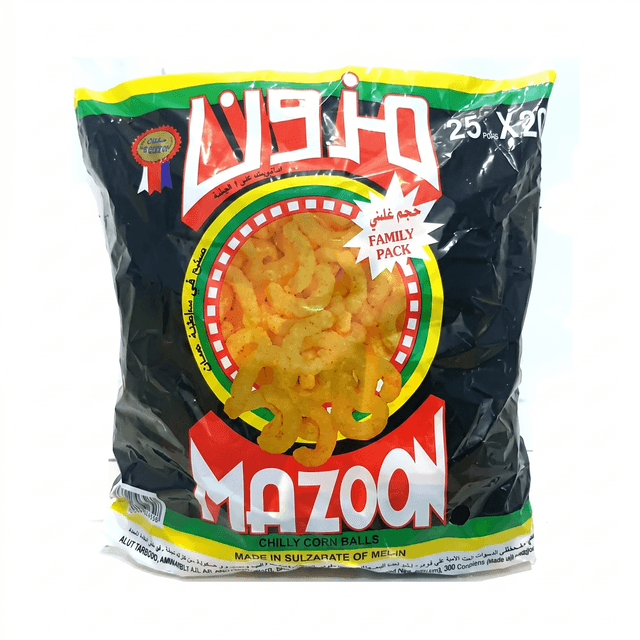 Mazoon Chips Hot & Sour Flavour, 25x20g