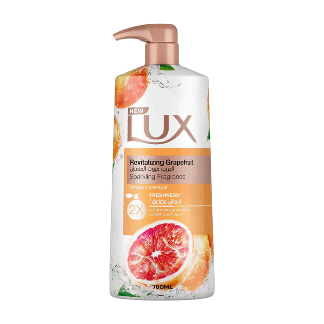 Lux Revitalizing Grapefruit Body Wash with Vitamin C Essence, 700ml