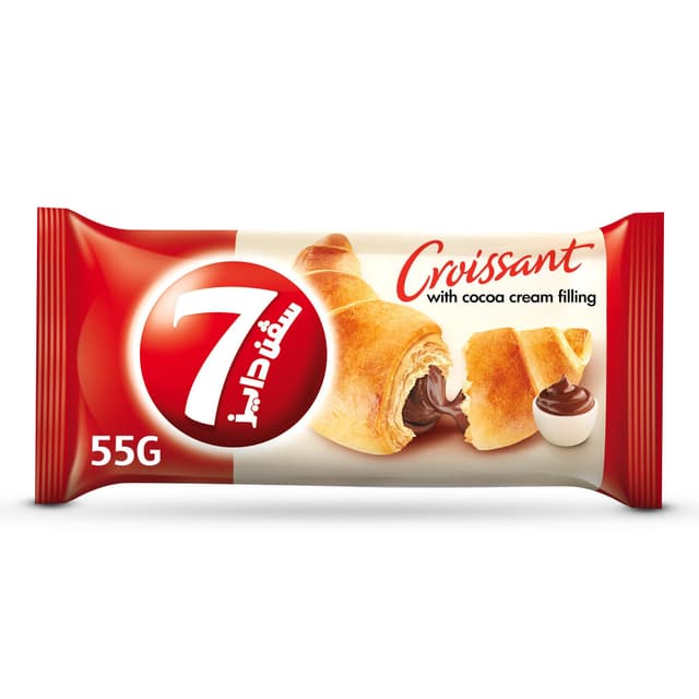 7Days كرواسون بحشوة كريمة الكاكاو، 55g