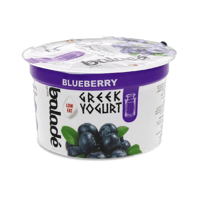 Balade Farms Low Fat Blueberry Greek Style Yoghurt, 180g
