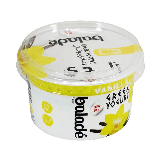 Balade Farms Low Fat Vanilla Greek Style Yoghurt, 180g
