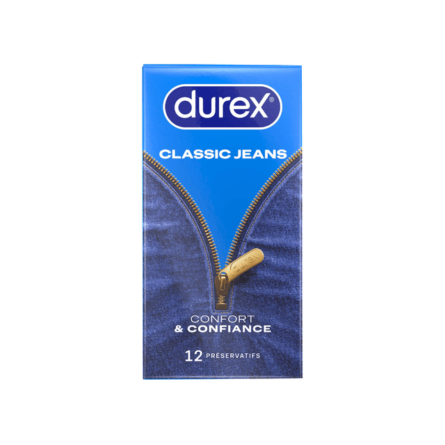 Durex Classic Jeans Comfort & Confidence, 12 Pieces