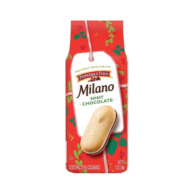 Pepperidge Farm Milano Mint Chocolate Cookies 198g