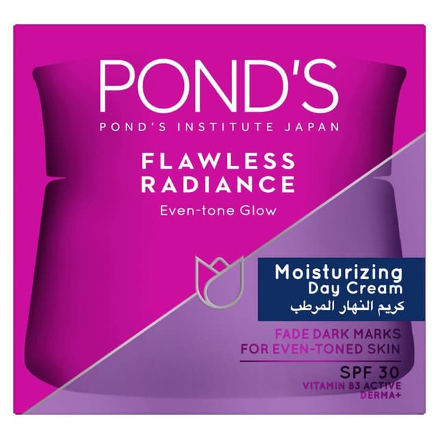 Pond's Flawless Radiance Moisturizing With SPF 30 And Niacinamide Day Cream, 50g