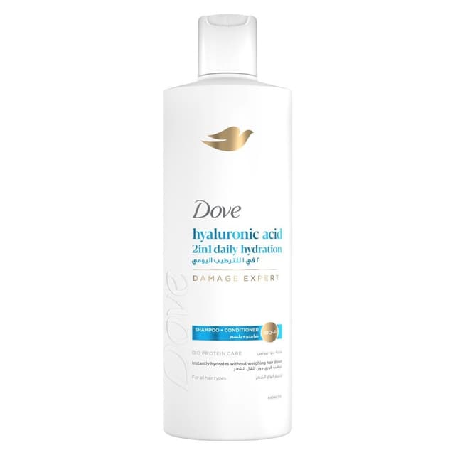 Dove 2in1 Daily Hydration Shampoo & Conditioner, 400ml
