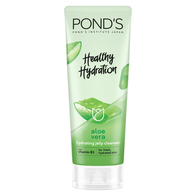 Pond's Healthy Hydration Aloe Vera Gel Facial Cleanser, 100ml