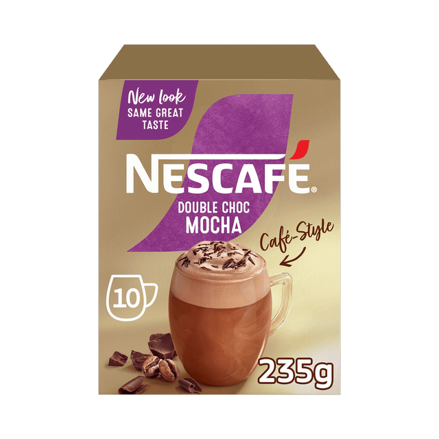 Nescafe Cafe Style Double Choc Mocha (10 Pieces), 235g