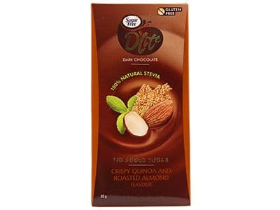 D'Lite Sugar Free Dark Chocolate Crispy 80G