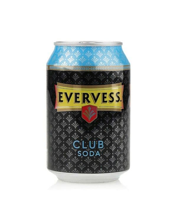 Evervess Club Soda Can, 300ml