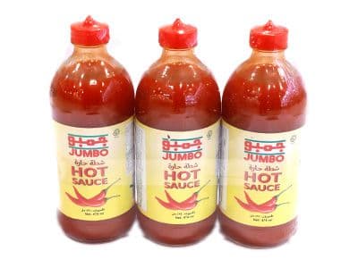 JUMBO HOT SAUCE BTL 3X474ML