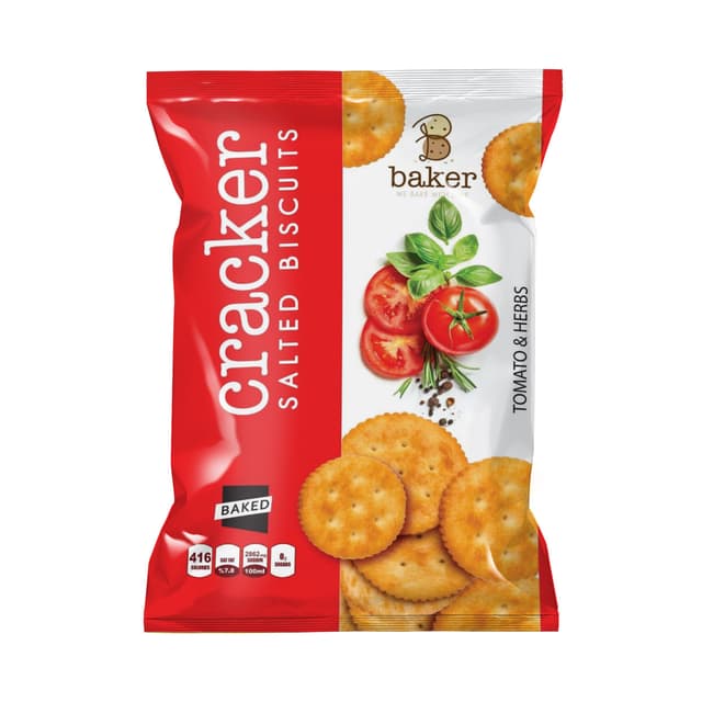 Baker Tomato & Herb Biscuit Cracker
