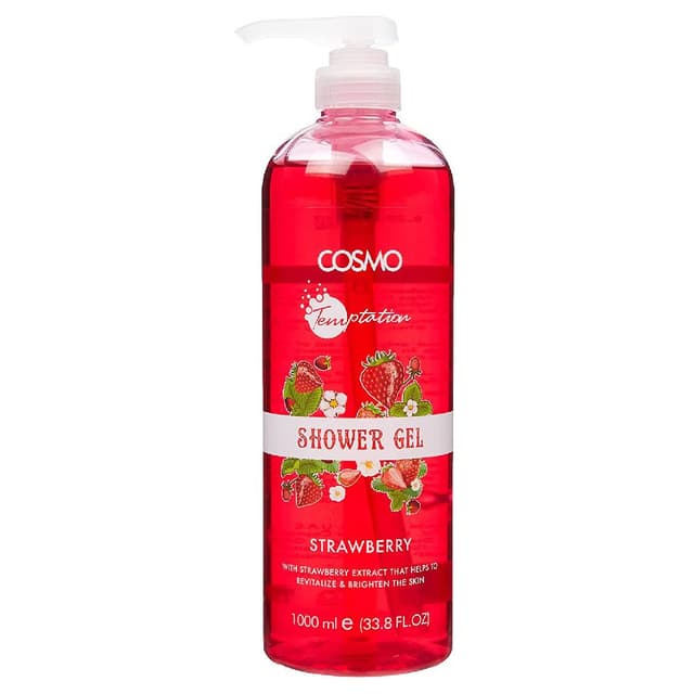 Cosmo Temptation Shower Gel Strawberry, 1000ml
