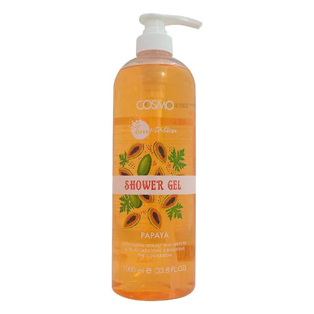 Cosmo Temptation Shower Gel Papaya, 1000ml