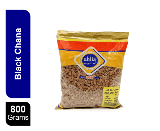 Ahlia Black Chana Whole, 800g