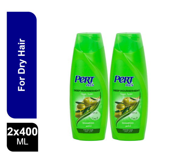 Pert Plus Shampoo with Olive Oil 2x400ml