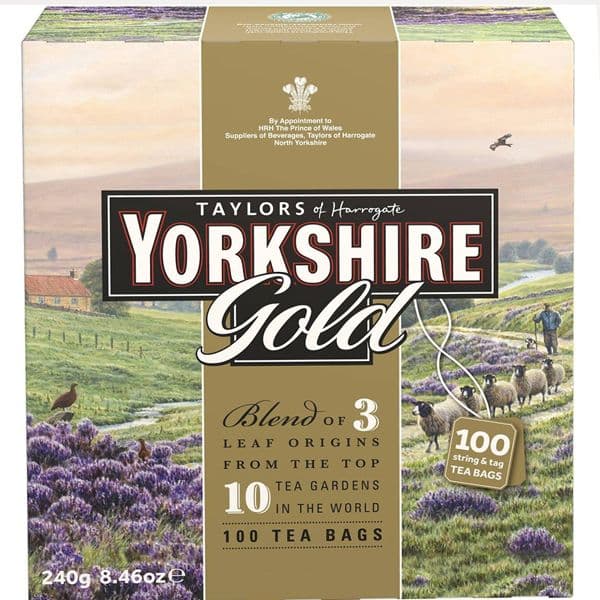Yorkshire Gold Tea Bags, 100x2.4g