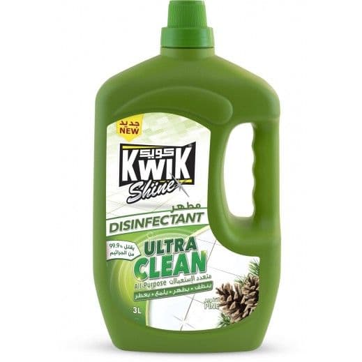 Kwik Shine Disinfectant Ultra Clean Pine 3L