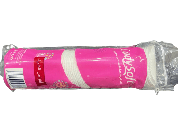 Lady Soft Cotton Pads 80 Rounded Pads