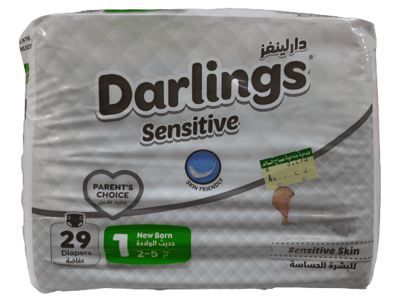 Darlings Sensitive #1 Newborn 2-5 Kg 29 Diapers
