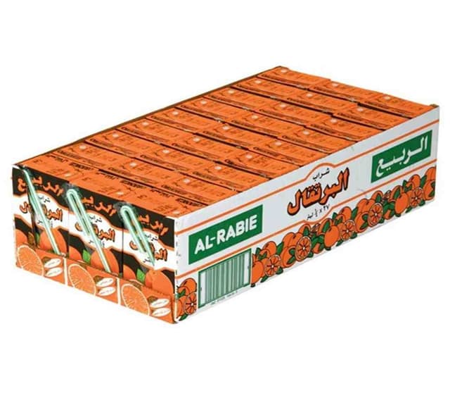 Al Rabie Orange Drink, 27x250ml