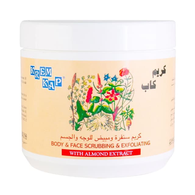 Krem Kap Body & Face Scrubbing & Exfoliating with Almond Extract