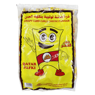 Qatar Pafki Crispy Corn Curls Cheese Flavour 15 g x 20 pcs