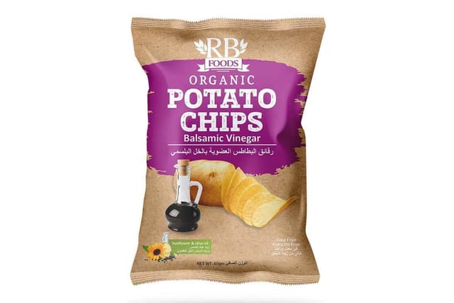 Rb Organic Potato Chips Balsamic Vinegar 40 g