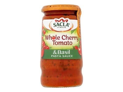 Sacla Whole Cherry Tomato & Pasil Pasta Sauce 350 gm