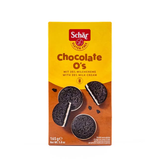 Schar Gluten Free Chocolate O's Biscuits, 165g