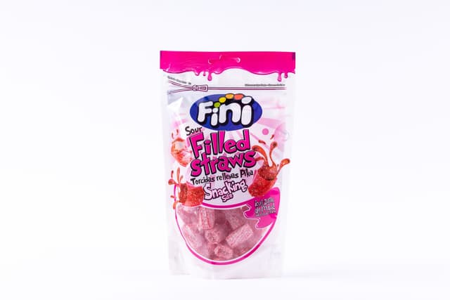 Fini Sour Filled Straws 180 g