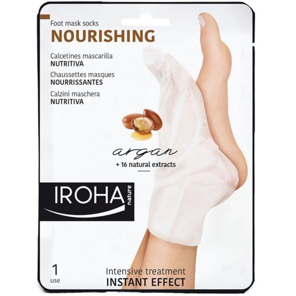 Iroha Nature Foot Socks Mask Nourishing Argan