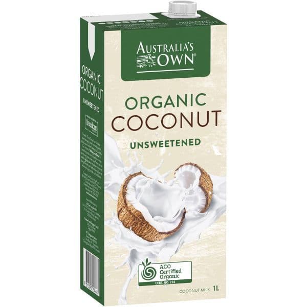 Australia's Own Organic Unsweetened Coconut Milk 1 L