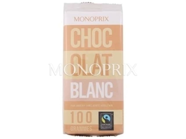 Monoprix White Chocolate Tablet 2 x 100 g