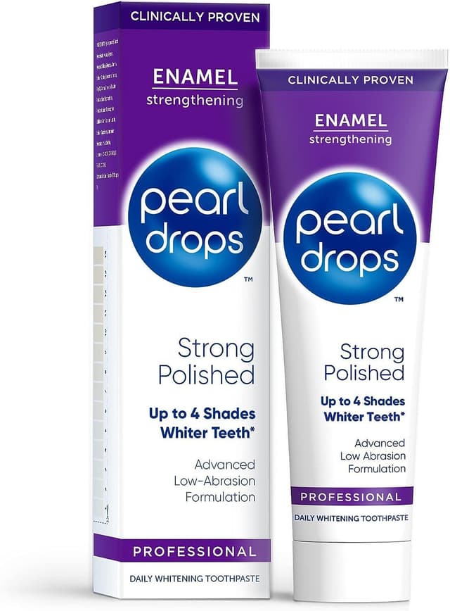 Pearl Drops Strong Polished ToothPaste 75ml - Enamel