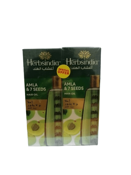 Herbsindia Amla&7 Seed Hair Oil 2X280 Ml