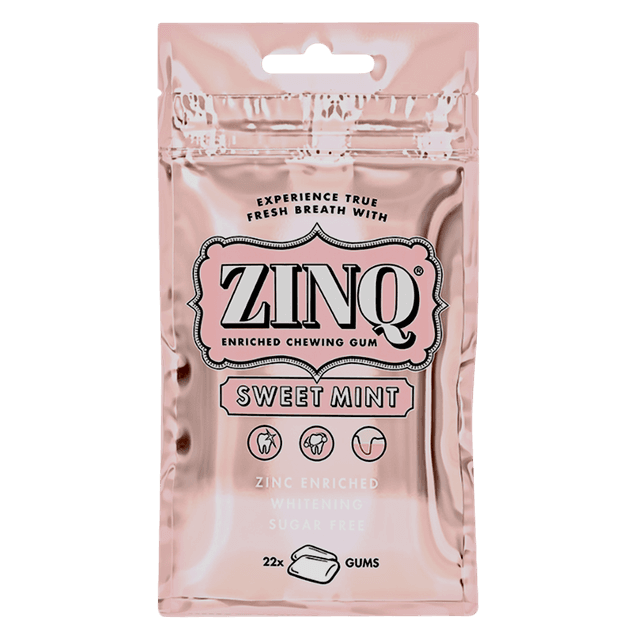 Zinq Chewing Gum Sweet Mint, 31.5g