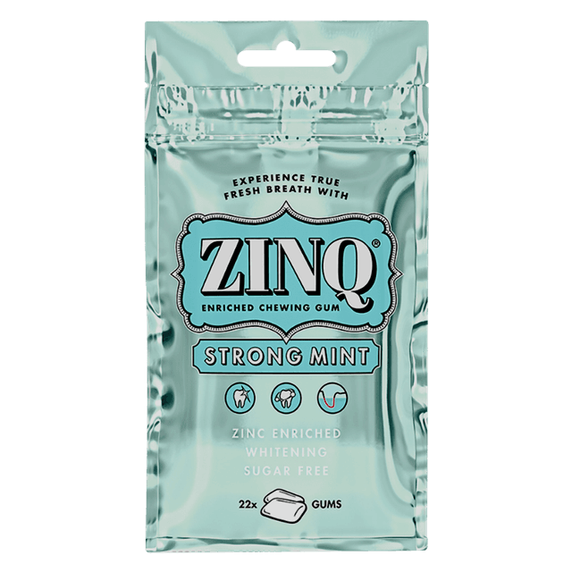 Zinq Strong Mint Chewing Gum, 31.5g