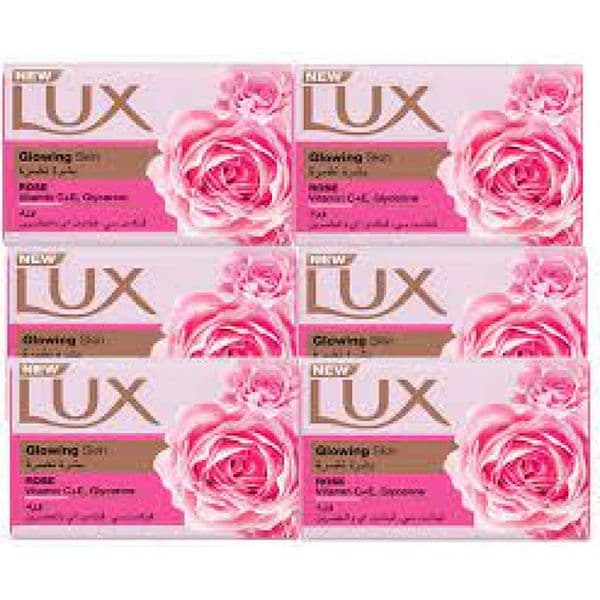 Lux Bar Soap Glowing 6X120Gm