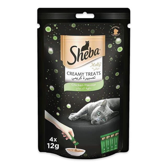 Sheba Melty Chicken Flavor Creamy Treats